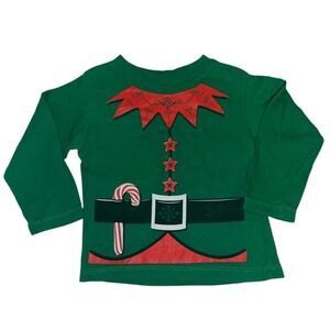 🔥 5 for $30 🔥 Headline Entertainment Baby Elf Costume Long Sleeve Shirt | 18M
